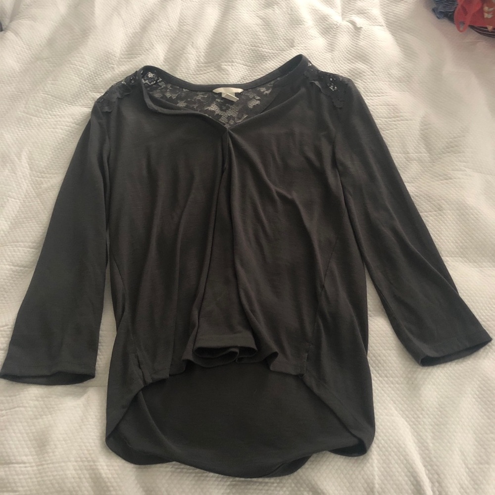 H&M Long sleeve lace top